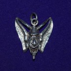 Devil Head Silver Pendant